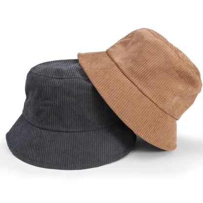 Elegant Solid Color Bucket Hat - Image 3