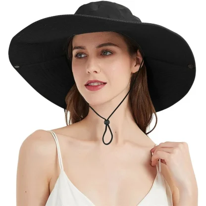 Fishing Wide Brim Bucket Hat - Image 2