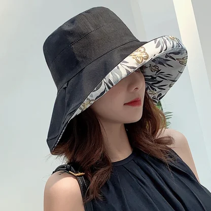 Reversible Floral Bucket Hat