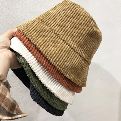 Elegant Solid Color Bucket Hat - Image 6