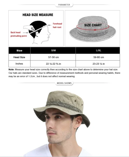 Versatile Outdoor Sports Bucket Hat - Image 7