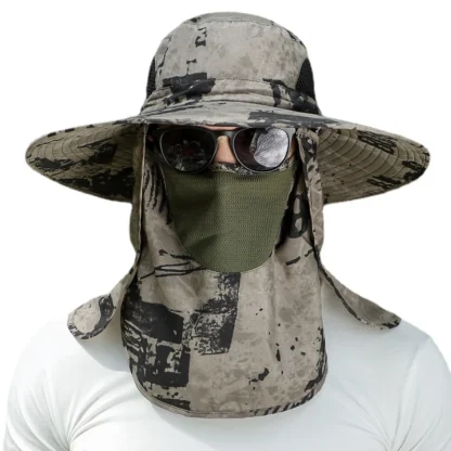 Versatile Camouflage Bucket Hat