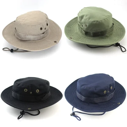 Foldable Sun Protection Bucket Hat - Image 6