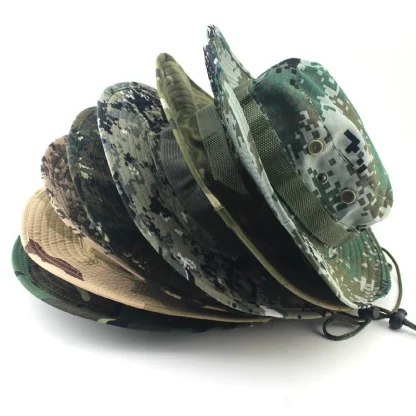 Camo Outdoor Sports Bucket Hat - Image 5