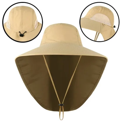 Protective Neck Bucket Hat - Image 3