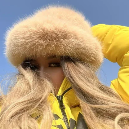 Cozy Chic Fluffy Bucket Hat - Image 2