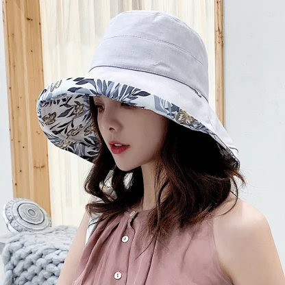 Reversible Floral Bucket Hat - Image 3