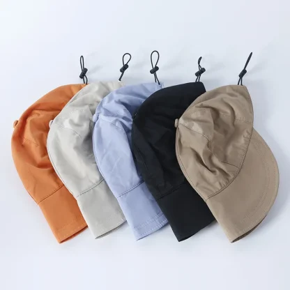 Trendy Adjustable Beach Bucket Hat - Image 7